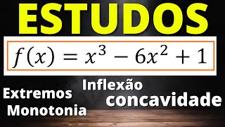 Estudo de Funções com Derivadas EXERCICIOS 02 [upl. by Emmalynn]