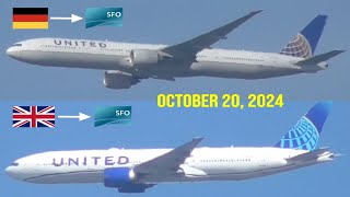 Planespotting from Bedwell Bayfront Park  October 20 2024 [upl. by Utham]