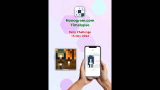 Nonogramcom  Daily Challenge  15 Nov 2024 shorts logic puzzle fun game [upl. by Idnac]