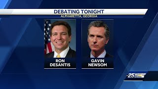 DeSantis Newsom will face off in a debate featuring two governors with White House hopes [upl. by Eramat]