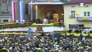 VII Pielgrzymka Papieża Jana Pawła II do Polski  Nabożeństwo Liturgii Słowa  Wadowice 1999 [upl. by Anihpesoj]