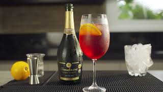 Receitas Drinks  Campari Spritz  Espumante Aurora Pinot Noir [upl. by Sitto314]