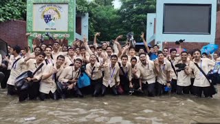 নটরডেম কলেজের বাইরে বৃষ্টির পানি।ndcnotredamendccampuscampusbristenotredamecollegerainnews [upl. by Ykciv]