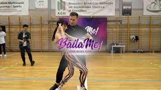 Duda amp Adriana  Spanish Flow  Bailame Cracow Bachata Festival 2023 [upl. by Enenej]