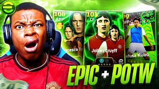 DOUBLE BOOSTED EPICS x POTW PACK OPENING  eFOOTBALL MOBILE🔥🔥 [upl. by Snah]