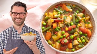 Easy Vegetable Soup Recipe  Beyond Easy [upl. by Aicinoid998]