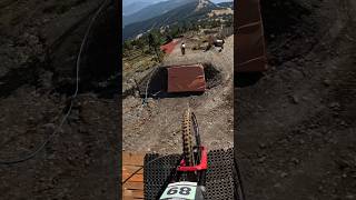 Big Mountain Bike Crash  Brock Hawes Andorra 2023 phonk crash wipeout mountainbike sendit [upl. by Wendye]