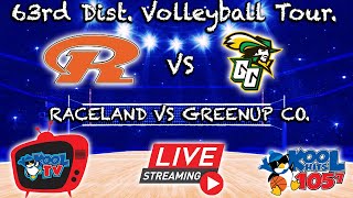 Raceland vs Greenup Volleyball  63rd Dist Tour  KHSAA Volleyball  LIVE  KOOL TV  102124 [upl. by Quintana]