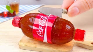 Satisfying Miniature CocaCola Cake Decorating  Perfect Miniature Chocolate Hack With MampM Candy [upl. by Beaudoin]