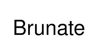 How to Pronounce Brunate Italy [upl. by Airotcivairam]