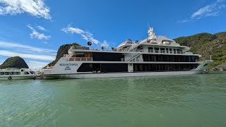 Luxury on the Seas Ambassador Cruise Day Trip at Ha Long Bay Vietnam [upl. by Aihsekat]