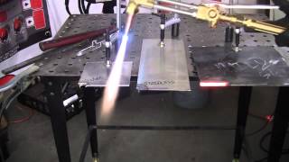 OXYACETYLENE CUTTING VS PLASMA CUTTING [upl. by Nylhsoj730]