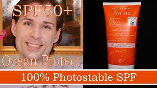 AVÈNE INTENSE PROTECT SPF50 100 PHOTOSTABLE REEF SAFE FACE AND BODY SUNSCREEN TEST AND TRY ON [upl. by Eelyam]