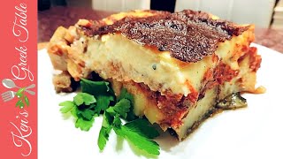 How To Make Moussaka  No Fry Light Moussaka Recipe [upl. by Ettezyl]