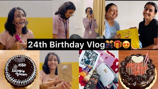 24th Birthday Vlog🎊😍 Surprises and Birthday Gifts🥳♥️ PART2 birthdayvlog Anusree M Nair [upl. by Good]