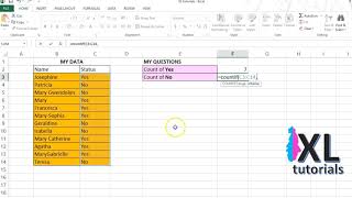 How Do I Count Yes And No In Excel [upl. by Anson618]