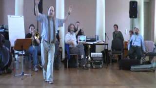 Zev Feldman dancing on Terkisher at Yiddish Summer Weimar 2009 [upl. by Assirok181]