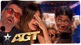 SCARY Auditions from Americas Got Talent 2024 that SPOOKED The Judges [upl. by Urbanus725]