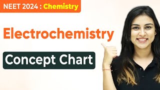 𝗡𝗘𝗘𝗧 𝟮𝟬𝟮𝟰  Electrochemistry  Concept Chart  FULL REVISION IN 90 Minutes [upl. by Merril]