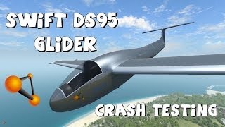 BeamNG Drive Swift DS95 v1 Glider Crash Testing 52  Insanegaz [upl. by Analart116]