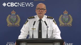 Winnipeg police shoot kill man in Unicity parking lot after they say he stabbed officer in throat [upl. by Airdnna789]