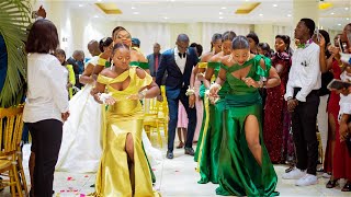 Epic Congolese Wedding Entrance Dance  Patricia amp Stev  Bebi Philip  Chevalier de Dieu [upl. by Joerg216]