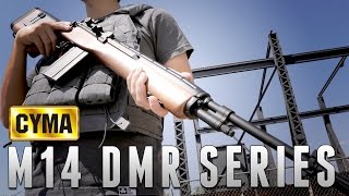 CYMA M14 DMR Series The Gun Corner Airsoft Evikecom [upl. by Nossaj66]