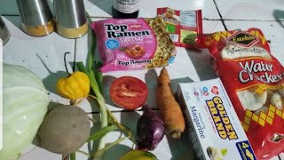 DREAM ISLAND BOSS GONE VEGETARIAN Quick And Easy meal RAWOMEN NOODLES [upl. by Ecart986]