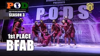 1st Place  BFAB  PODS Season 3  2017  India [upl. by Garlen]