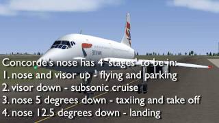 CONCORDE in 2 minutes  FlightGear HowTo 12 [upl. by Reggi]