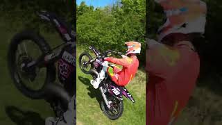 Wheelie on 700cc 2 Stroke Dirt Bikeshorts [upl. by Analart]