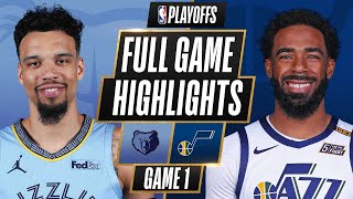 8 GRIZZLIES at 1 JAZZ  FULL GAME HIGHLIGHTS  May 23 2021 [upl. by Euphemie]