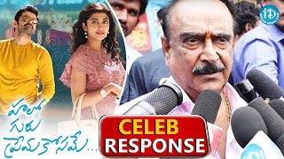 Hello Guru Prema Kosame Movie  Celeb Response  Ram Pothineni  Anupama Parameswaran [upl. by Aser105]