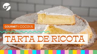 Receta de TARTA DE RICOTA  PASO A PASO cómo preparar un clásico de la merienda [upl. by Ecirehc]