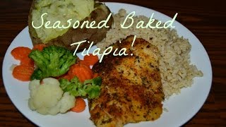 Easy Meals Seasoned Baked Tilapia [upl. by Eddie]