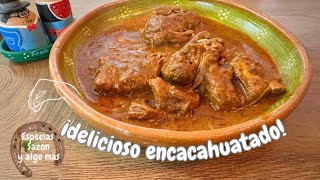 Encacahuatado con carne de cerdo 🐽 ¡delicioso [upl. by Deelaw]