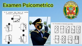 Examen Admisión Resuelto ✅ Psicometrico Policia Escuela de Oficiales [upl. by Leahcir]