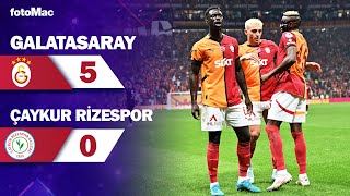 Galatasaray 50 Çaykur Rizespor I Maç Özeti I Trendyol Süper Ligin 5 Hafta galatasaray rizespor [upl. by Audrey]