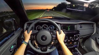 2022 RollsRoyce Cullinan  POV Evening Drive Binaural Audio [upl. by Uoliram]