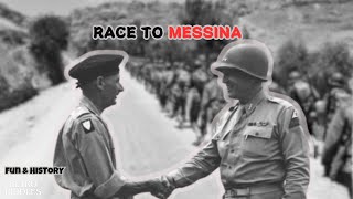 Patton and Montgomery race to capture Messina in ww2 ww2history ww2stories [upl. by Ytrebil]