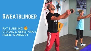 FAT burning 30 minute cardio and resistance home workout [upl. by Rance297]