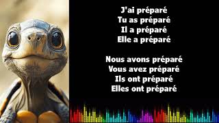 ♫ Japprends le français ♫ Conjugaison I PRÉPARER I Passé Composé [upl. by Herwig908]