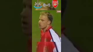 Newcastle vs Arsenal EPL 20012002 Bergkamp incredible goal⚽️ [upl. by Yoshiko407]