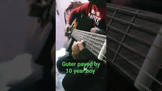 sami sami song puspa movie  played by 10 year boy 🎸🎶 [upl. by Rina275]