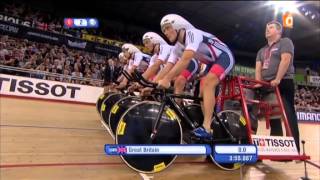 Cyclisme sur piste France Ô 02032016 [upl. by Kcirdahc]