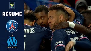 PARIS SAINTGERMAIN  OLYMPIQUE DE MARSEILLE 2  1  Résumé  PSG  OM  20212022 [upl. by Baillieu823]