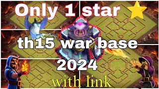 th15 war base  th15 war base 2024  town hall 15 war base  th15 cwl base  coc th15 war base coc [upl. by Mcnelly389]