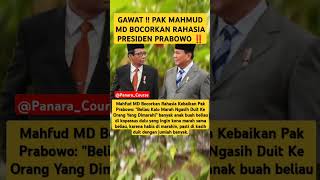 Mahfud MD bocorkan rahasia Prabowo di tv shorts [upl. by Henarat898]