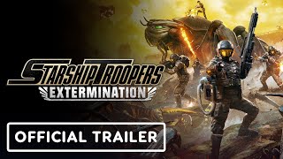 Starship Troopers Extermination  Official Launch Trailer [upl. by Dnalyr383]