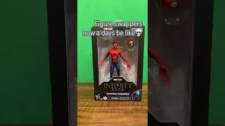 Figure swappers now a days be like spiderman marvel actionfigures sentinel import crazy [upl. by Ahtaga]